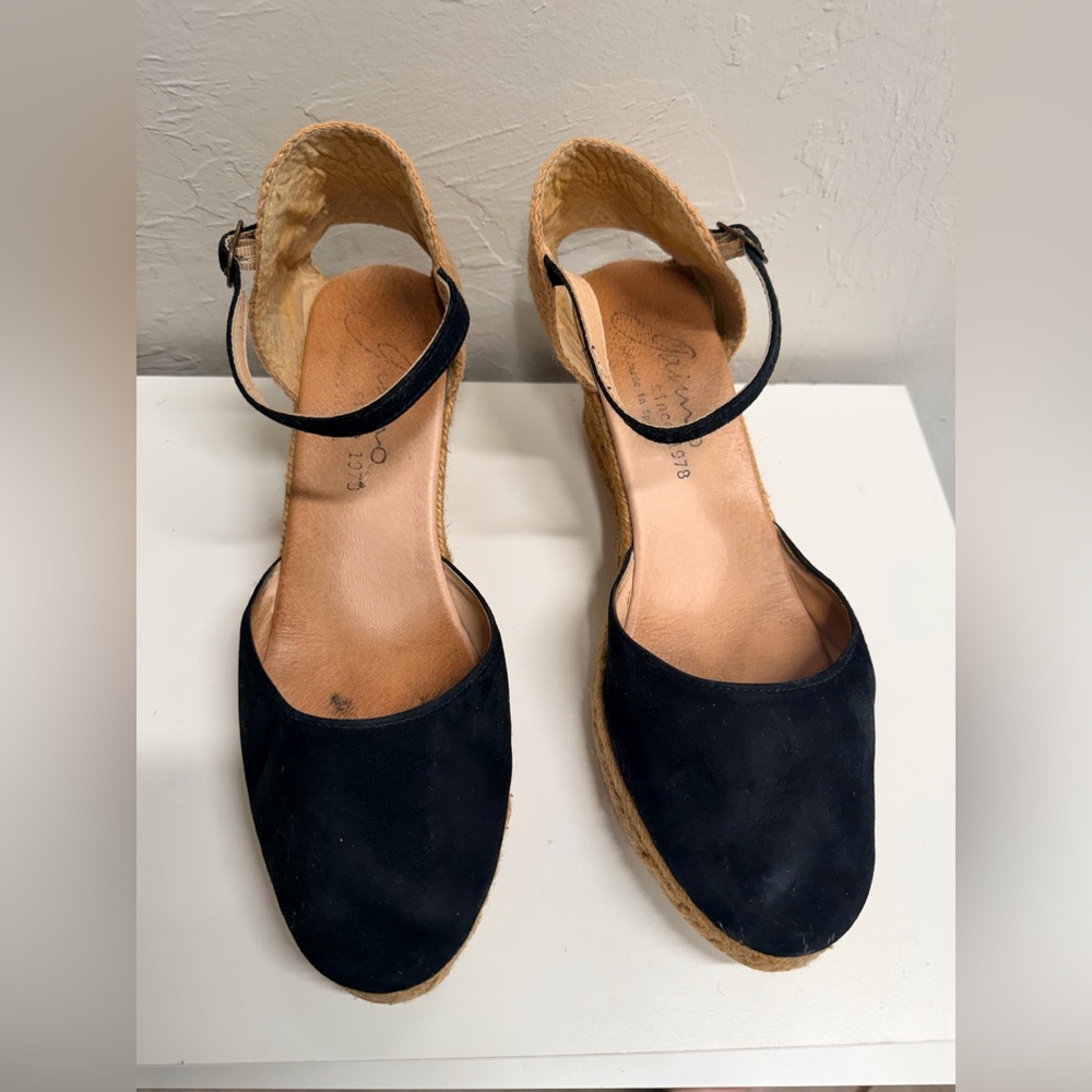 Elegant Black Espadrille Sandals